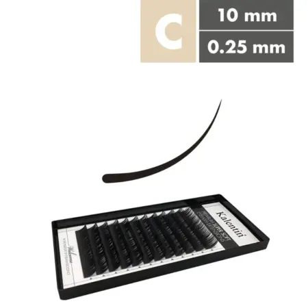 Kalentin Extensiones De Pestañas Clásicas Curva C 0,25 10mm